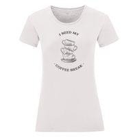 Дамска тениска "Coffee Break" - small - 0 Дамска тениска "Coffee Break" - small - 0