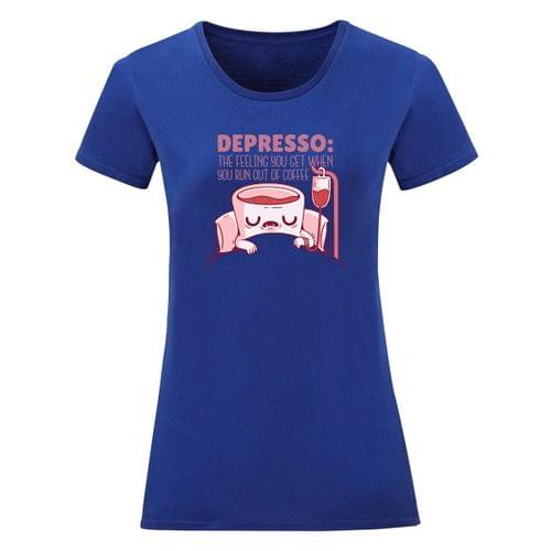 Дамска тениска &amp;quot;Depresso&amp;quot;