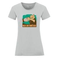 Дамска тениска "Best Cat Mom" - small - 7