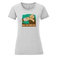 Дамска тениска "Best Cat Mom" - small - 14