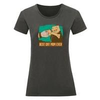 Дамска тениска "Best Cat Mom" - small - 16