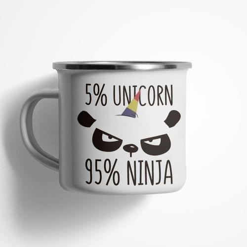 Емайлирано канче &amp;quot;Unicorn Ninja&amp;quot; - 1