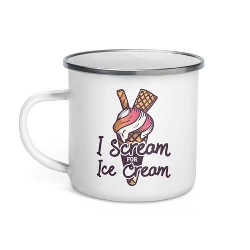 Емайлирано канче "Scream Ice Cream" - 2
