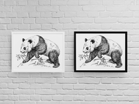 Постер с рамка "Панда" - small - 2