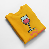 Ватирана блуза "Wine Chocolate Books" - small - 0
