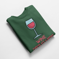 Ватирана блуза "Wine Chocolate Books" - small - 3