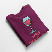 Ватирана блуза "Wine Chocolate Books" - small - 6