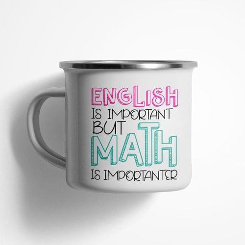 Емайлирано канче &amp;quot;English vs. Maths&amp;quot; - 1