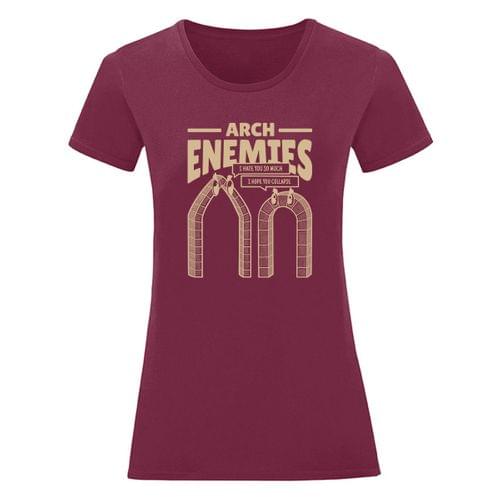 Дамска тениска &amp;quot;Arch Enemies&amp;quot;
