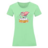 Дамска тениска "Drinking Flamingo" - small - 1