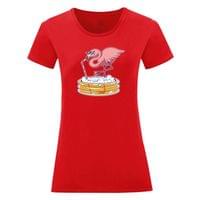 Дамска тениска "Drinking Flamingo" - small - 9