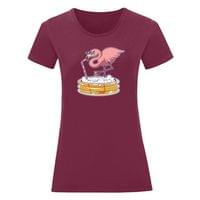 Дамска тениска "Drinking Flamingo" - small - 0