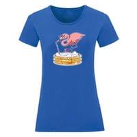 Дамска тениска "Drinking Flamingo" - small - 4