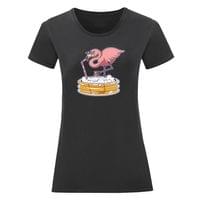 Дамска тениска "Drinking Flamingo" - small - 7