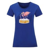 Дамска тениска "Drinking Flamingo" - small - 10