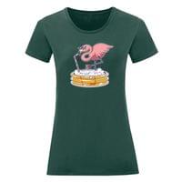 Дамска тениска "Drinking Flamingo" - small - 6