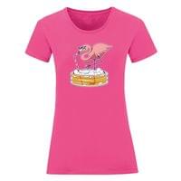 Дамска тениска "Drinking Flamingo" - small - 12