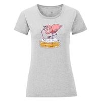 Дамска тениска "Drinking Flamingo" - small - 13