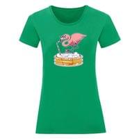 Дамска тениска "Drinking Flamingo" - small - 14