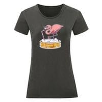 Дамска тениска "Drinking Flamingo" - small - 15