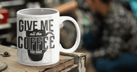 Чаша "Give Me Coffee" - small - 3