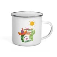 Емайлирано канче "Not My Brother" - small - 3