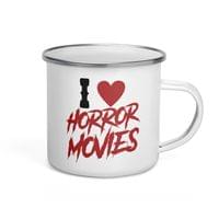 Емайлирано канче "I Love Horror Movies" - small - 3