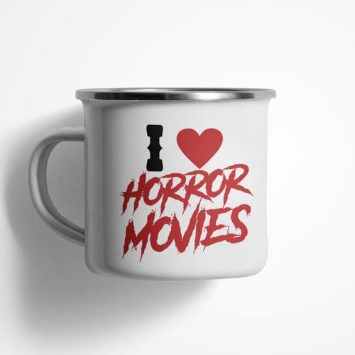 Емайлирано канче &amp;quot;I Love Horror Movies&amp;quot; - 1
