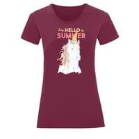 Тениска "Summer Unicorn" (дамска) - small - 0 Тениска "Summer Unicorn" (дамска) - small - 0