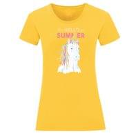Тениска "Summer Unicorn" (дамска) - small - 2 Тениска "Summer Unicorn" (дамска) - small - 2