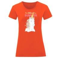 Тениска "Summer Unicorn" (дамска) - small - 4 Тениска "Summer Unicorn" (дамска) - small - 4