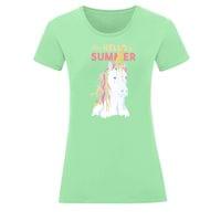 Тениска "Summer Unicorn" (дамска) - small - 6 Тениска "Summer Unicorn" (дамска) - small - 6