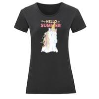 Тениска "Summer Unicorn" (дамска) - small - 7 Тениска "Summer Unicorn" (дамска) - small - 7