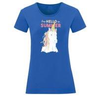 Тениска "Summer Unicorn" (дамска) - small - 8 Тениска "Summer Unicorn" (дамска) - small - 8