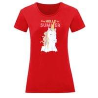Тениска "Summer Unicorn" (дамска) - small - 9 Тениска "Summer Unicorn" (дамска) - small - 9