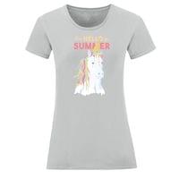 Тениска "Summer Unicorn" (дамска) - small - 11 Тениска "Summer Unicorn" (дамска) - small - 11