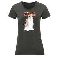 Тениска "Summer Unicorn" (дамска) - small - 16 Тениска "Summer Unicorn" (дамска) - small - 16