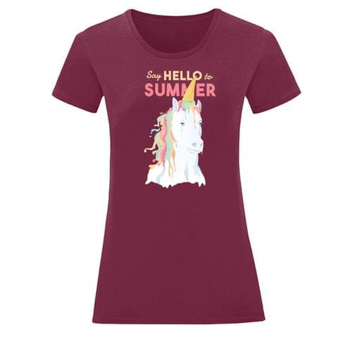 Тениска &amp;quot;Summer Unicorn&amp;quot; (дамска) - 1