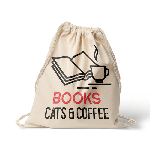 Мешка &amp;quot;Books, cat and coffee&amp;quot; - 1