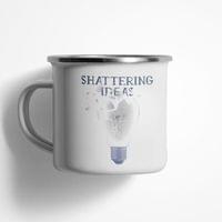 Емайлирано канче "Shattering ideas" - small - 0