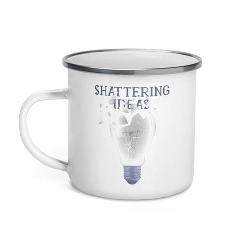Емайлирано канче "Shattering ideas" - 2