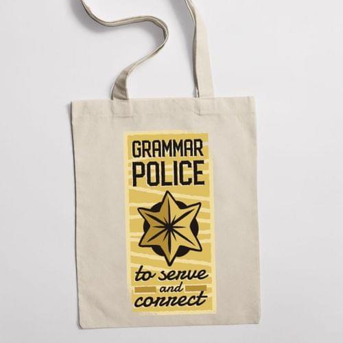 Eко чанта "Grammar police" - 2