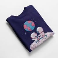 Ватирана блуза "Space Couple" - small - 3