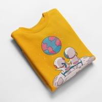 Ватирана блуза "Space Couple" - small - 5