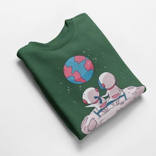 Ватирана блуза "Space Couple" - 2