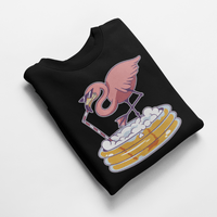 Ватирана блуза "Drinking Flamingo" - small - 5