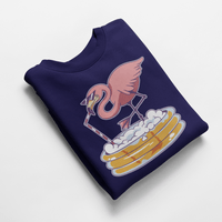 Ватирана блуза "Drinking Flamingo" - small - 7
