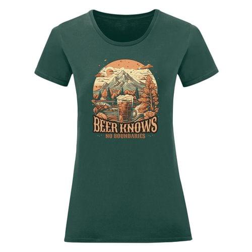Дамска тениска "Beer Knows" - 2