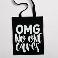 Eко чанта "No One Cares" - small - 1