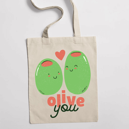 Eко чанта &amp;quot;Olive You&amp;quot; - 1
